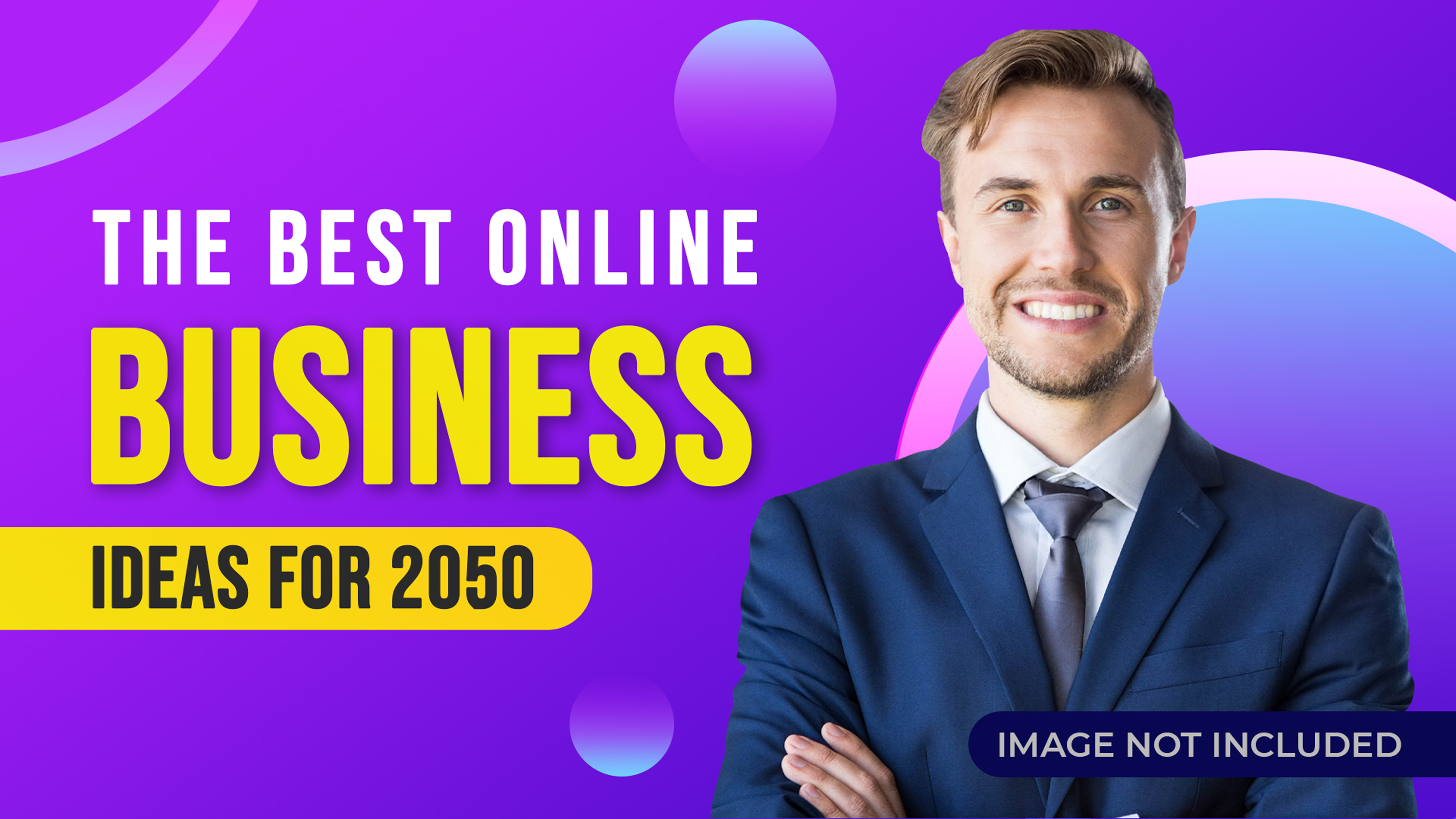 Online Business Illustrator Youtube thumbnail design Template